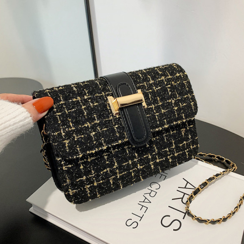 shoulder messenger bag (black)