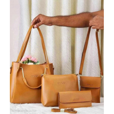 Leather 4Set bag (Br...