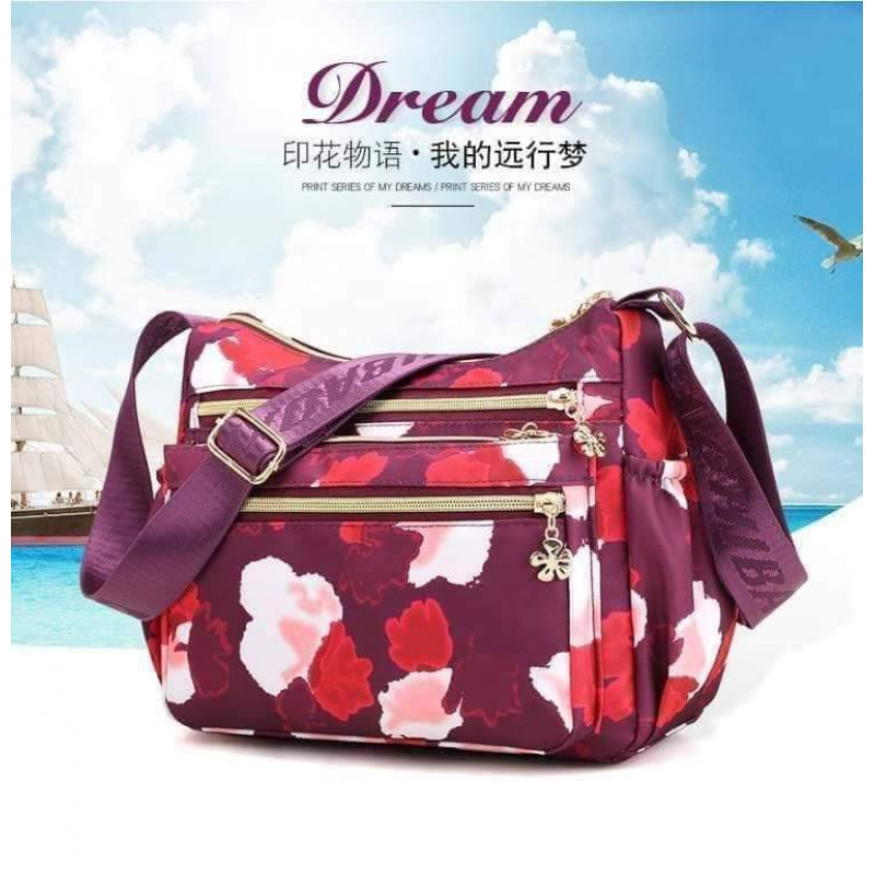 korean crossbody bag ( Red )