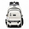 Academy Style Waterproof School Book Bag(Black Colour)