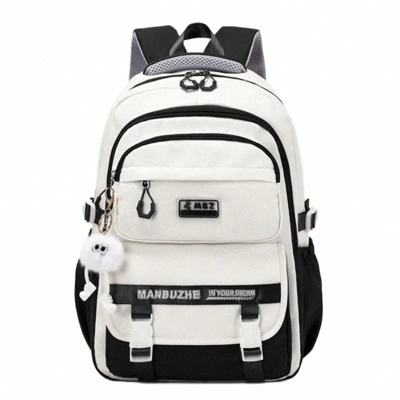 Academy Style Waterproof School Book Bag(Black Colour)