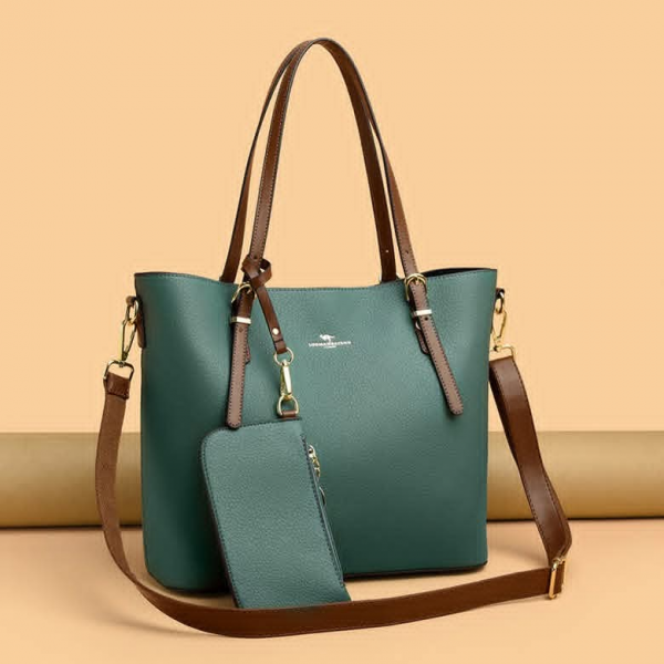 Ladies Tote Bag (Green Color)