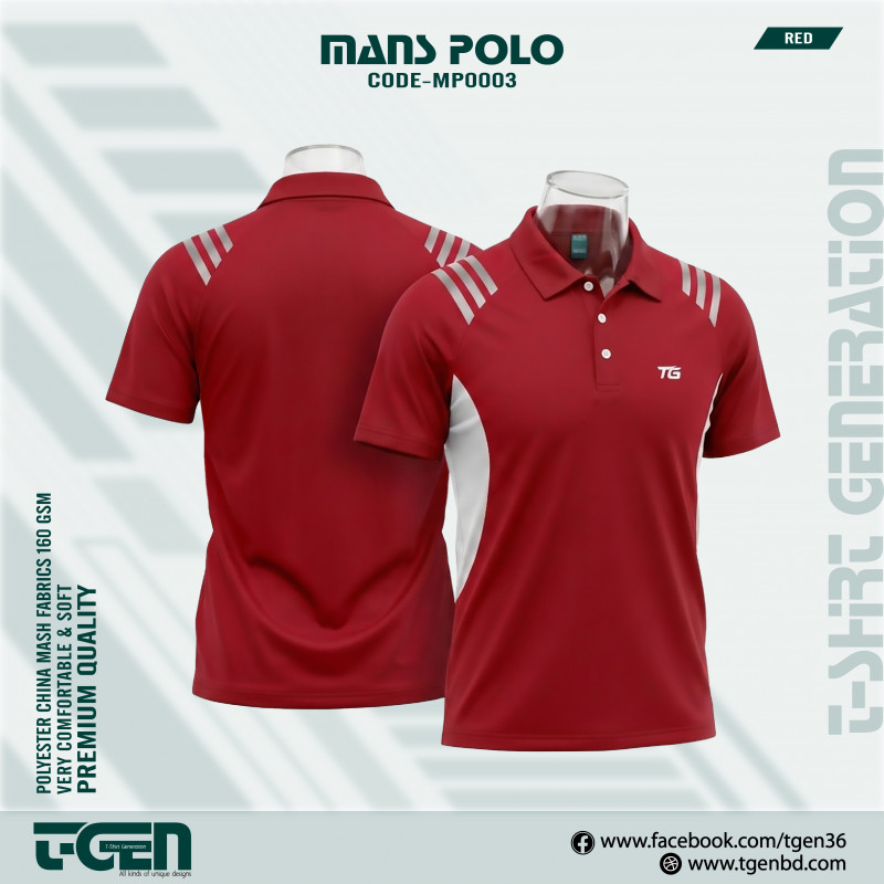 Mash Polo T-Shirt (Red)