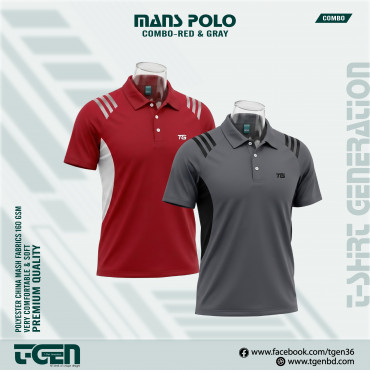 Man's Polo 2 Pcs Com...