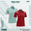 Man's Polo 2 Pcs Combo-Pest & Red