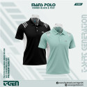 Man's Polo 2 Pcs Combo-Black & Pest