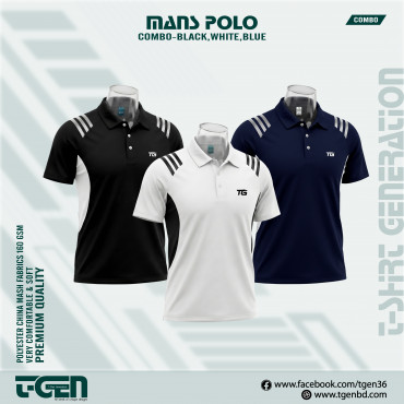 Man's Polo 3 Pcs Com...