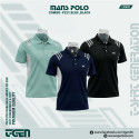 Man's Polo 3 Pcs Combo-Pest, Blue, Black