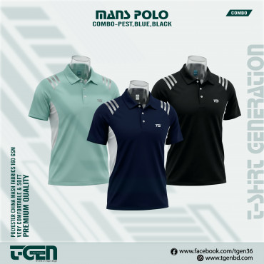 Man's Polo 3 Pcs Com...