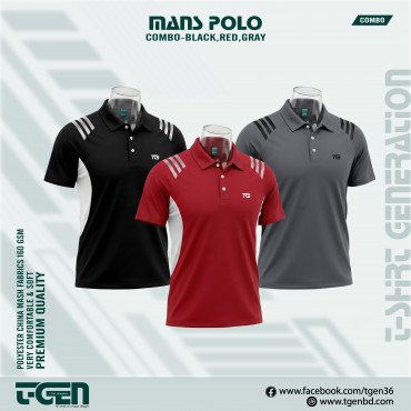 Man's Polo 3 Pcs Com...