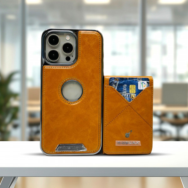 RMBMAX Hight-End Premium PU Leather Case with Card Holder Case For iPhone 