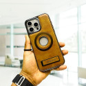 Suitable High-End Business Leather Magnetic Kickstand Protective Case For Iphone  13 To 16 Pro Max