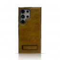 Super Finish PU Leather Kickstand Case For Samsung Galaxy S25 Ultra,S24 Ultra, S23 Ultra,S22 Ultra