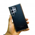 Super Finish PU Leather Kickstand Case For Samsung Galaxy S25 Ultra,S24 Ultra, S23 Ultra,S22 Ultra