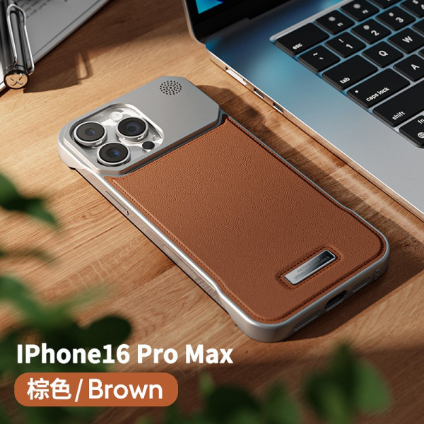  Frameless Design with Aromatherapy Hot Leather Magnetic Phone Case For iPhone 