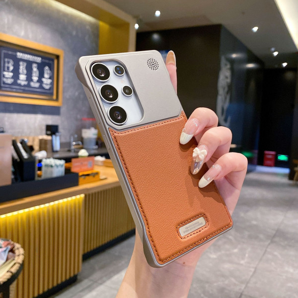 Borderless Perfume Leather Aromatherapy Magnetic Case For Samsung Galaxy  S25 Ultra S24 Ultra S23 Ultra