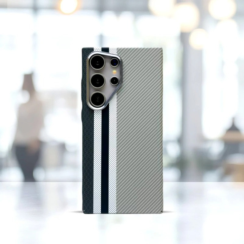 MagSafe Supported Luxo Carbon Fiber Case For Samsung Galaxy S25Ultra S24Ultra S23Ultra
