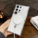 Anti Yellow Crystal Clear Camera Stand Windows Protective Case For Samsung Galaxy