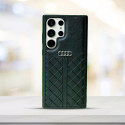 Luxury Audi Leather Back Cover Case for Samsung Galaxy Ultra Series