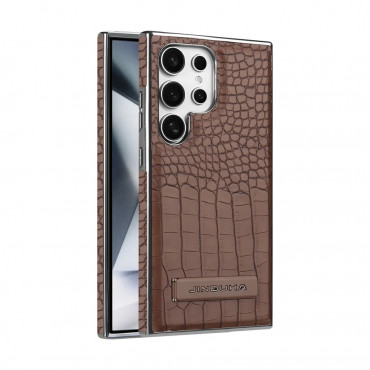 Crocodile leather ma...