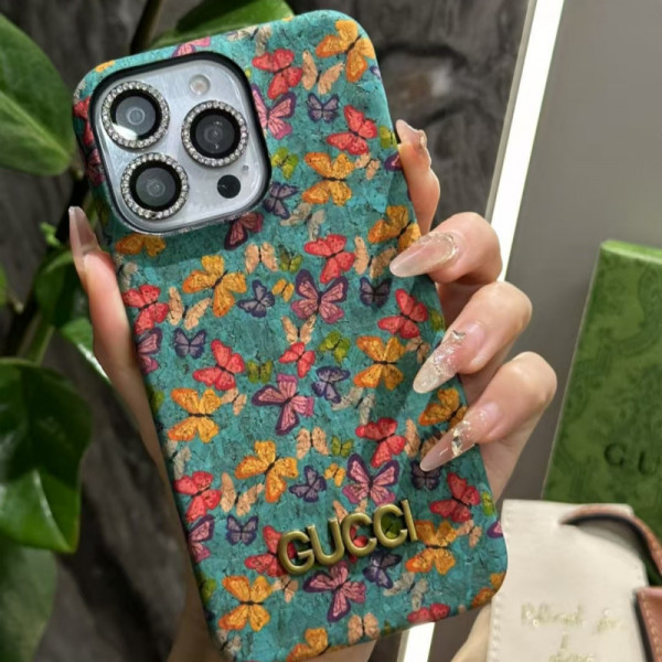 Luxury Floral Print Gucci Style iPhone Cover