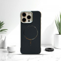 Luxury Frameless Magsafe Supported Carbon Fiber Case For Iphone