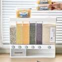 Kitchen Storage Box (6-Grid Dry Food Dispenser)