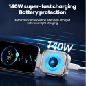 Quick Charging 140W Compatible Chargers with AI Safety Cutoffs Technology