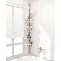 Adjustable Corner Bathroom Self