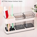 2in1 Toothbrush Toothpaste Holder