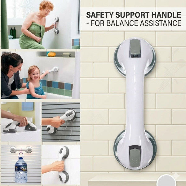 Bathroom & Shower Helping Handle Safety Grip Anti Slip Support