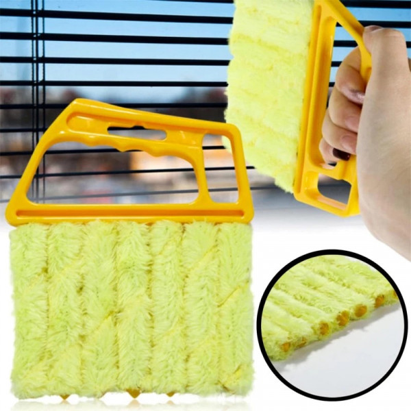 2-in-1 Blinds & Curtain Cleaning Brush – Dust Removal Tool