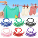 Portable Multi-Functional Clothesline with 12 Clips