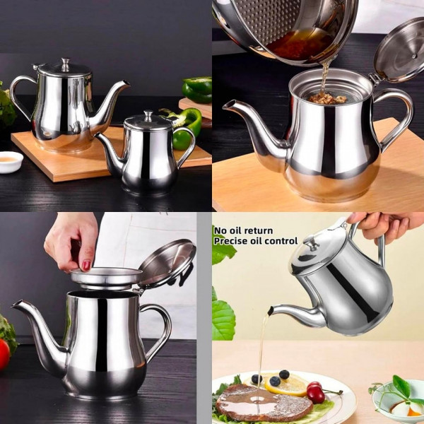 700 ML Stainless Steel Oil Storage Pot