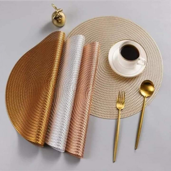 PVC Dining Mat   ( 6pcs- 1 Set )