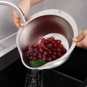 Stainless Steel Rice Washer & Strainer Bowl