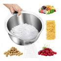 Stainless Steel Rice Washer & Strainer Bowl