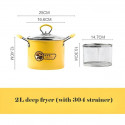 Premium Deep frying pot 2L