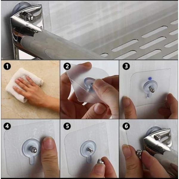 Screw Stickers Hook 10 PCS