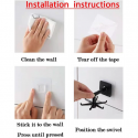 2 PCS Simple Hook with 360 ° Rotation
