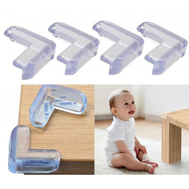Transparent Corner Protector – 4 Pcs
