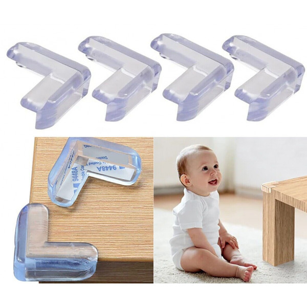 Transparent Corner Protector – 4 Pcs