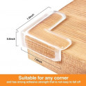 Transparent Corner Protector – 4 Pcs