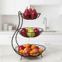 3-Tier Countertop Fruit Basket Stand