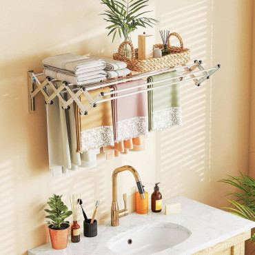 Wall Mounted Clothes Drying Hanger / Racks