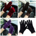 Female Windproof Winter Soft Thermal Comfortable Gloves