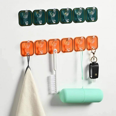 Six Raw Plastic Hook...