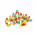 100 Piece Wooden Block Set Baby Toys & Gifts for Ages 1 to 2