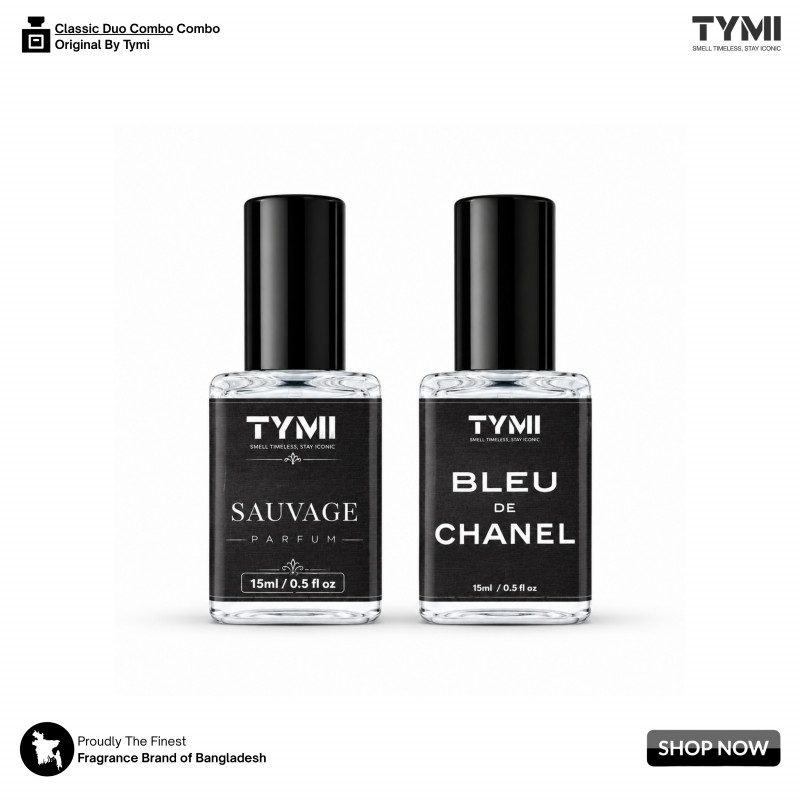 Signature Luxury Collection | Sauvage & Bleu De Chanel Perfume Combo (2 Pcs) - TYMI