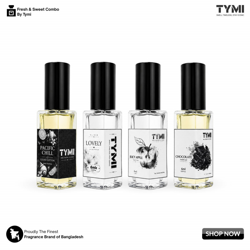 Fresh & Sweet Combo | 4 Premium Everyday Perfume Set
